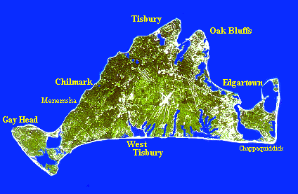 Map of Martha's Vineyard